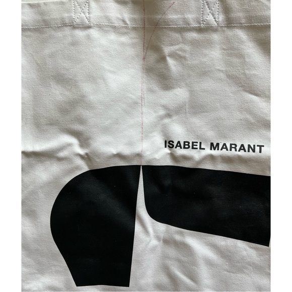 [Isabel Marant] White Printed Canvas Tote (NWOT!) - Picture 4 of 4